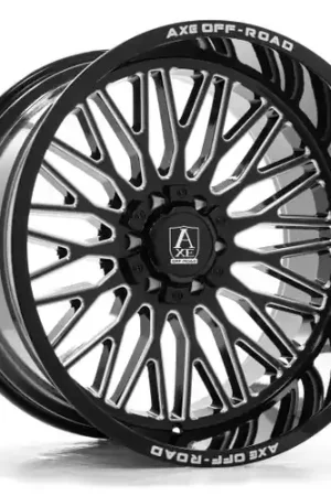 Axe KRATOS 8x170 26X14 -76 GLOSS BLACK MILLED Order Now