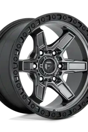 Fuel 1PC D698 KICKER 6X135 17X9 -12 MATTE GUN METAL BLACK BEAD RING Big Sale