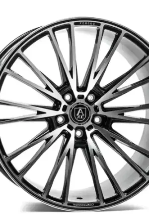 Brand New Axe CF2  5x112 20X8.5+40 BLACK AND POLISHED FACE