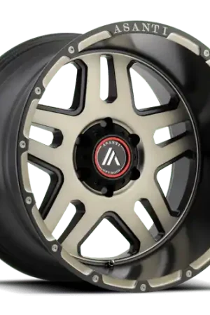 Asanti Off Road AB809 ENFORCER 6X139.7 20X9 +40 MATTE BLACK MACHINED W/ TINTED CLEAR Best Choice