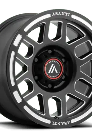 Asanti Off Road AB812 CLAYMORE 8X170 17X8 0 SATIN BLACK MILLED In Demand