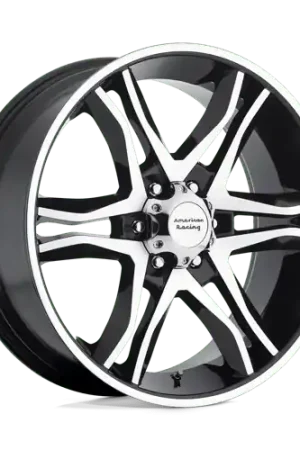 American Racing AR893 MAINLINE 6X139.7 20X8.5 +15 GLOSS BLACK MACHINED Professional Grade