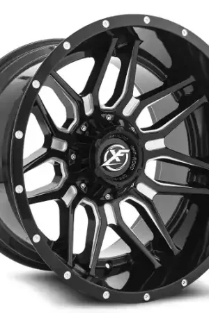 XF Off-Road XF-222 6x135/6x139.7 20x10 -24 Gloss Black & Milled Get Yours