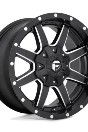 Fuel 1PC D538 MAVERICK 10X225 20X8.25 -202 MATTE BLACK MILLED In Demand