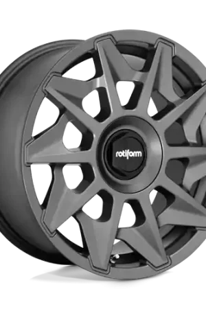 Rotiform 1PC R128 CVT 5X112/5X120 20X8.5 +45 MATTE ANTHRACITE Same Day Shipping