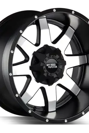 Off Road Monster M08 Blank 18x90 Flat Black Machined Big Sale