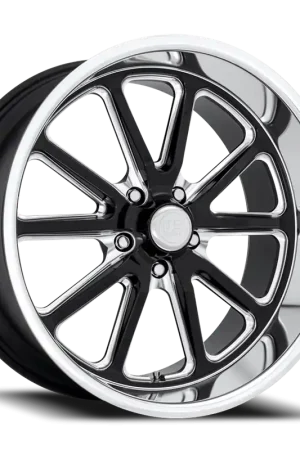 While Supplies Last Us Mags U117 Rambler Wheel 20x8 5x120.65 Gloss Black Milled 1mm - FREE T-SHIRT INCLUDED!