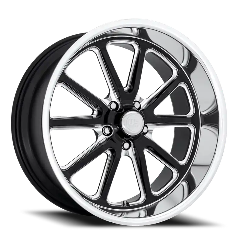 While Supplies Last Us Mags U117 Rambler Wheel 20x8 5x120.65 Gloss Black Milled 1mm - FREE T-SHIRT INCLUDED!