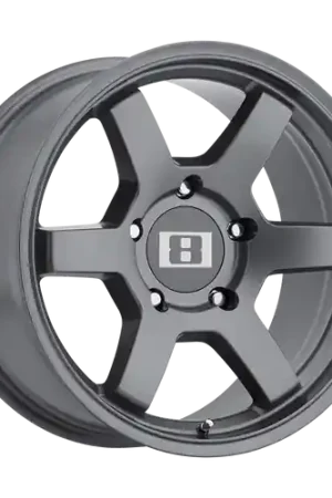 Big Sale Level 8 MK6 6X114.3 17X8 +0 MATTE GUNMETAL