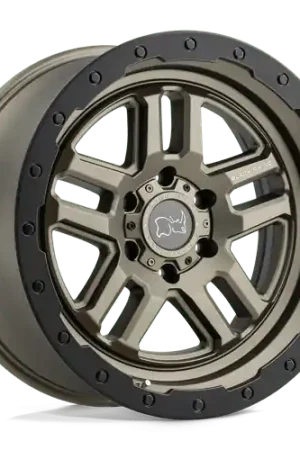 Trusted Brand Black Rhino BARSTOW 6X135 18X9.5 +12 MATTE BRONZE W/ MATTE BLACK RING