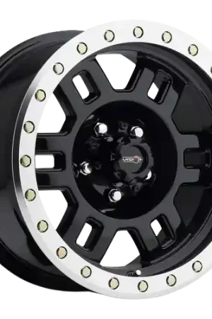 Vision Off-Road 398 Manx 8x170 18x9-12 Gloss Black Machined Lip Low Price