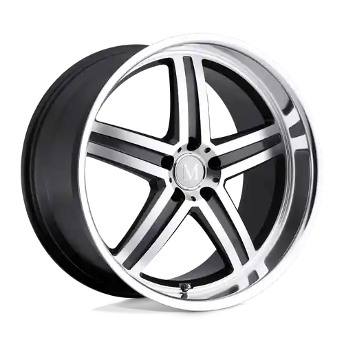 Holiday Sale Mandrus MANNHEIM 5X112 20X8.5 +25 GUNMETAL W/ MIRROR CUT FACE & LIP