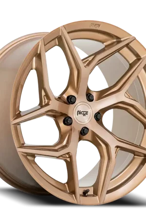High Quality Niche M267 Torsion Wheel 20x10.5 5x112 Platinum Bronze 27mm