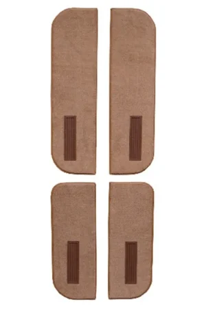Holiday Sale Carpet for 1973 GMC K35/K3500 Pickup Crew Cab Inserts on Cardboard w/Vents Door Panel 4pc