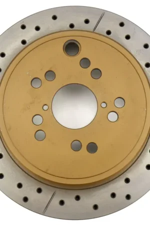 Authentic DBA Street Series Cross Drilled and Slotted Rear Rotors - 2013-2016 Scion FR-S / 2013-2024 Subaru BRZ / 2017-2019 Toyota 86