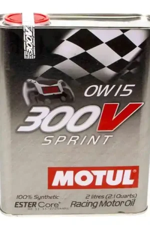 Warranty Included Motul 300V Sprint 0W15 Motor Oil - 2L - Universal