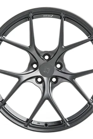Grab Now Titan 7 T-S5 Satin Titanium 18x9.5 +40 5x100 (Single Wheel) - 2013-2024 Subaru BRZ / Scion FR-S / Toyota GR86 / 2014-2018 Subaru Forester