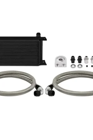 Mishimoto Universal 19 Row Oil Cooler Kit - Black Final Sale