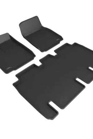 Last Chance 3D MAXpider 22-23 Tesla Model X Full Set Floormats - Black
