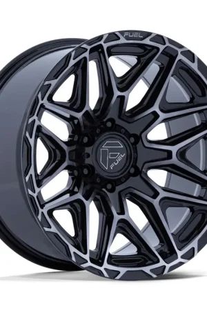 Fuel Fc885 Injector Wheel 20x9 8x165.1 Gloss Black Machined Face w/ Dark Tint 1mm - FREE T-SHIRT INCLUDED! Price Drop