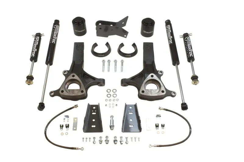 MaxTrac 09-18 RAM 1500 2WD 6.5in/4in Spindle & Spacer Value Lift Kit w/MaxTrac Shocks High Quality