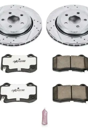 Best Choice Power Stop 18-19 Dodge Durango Rear Z26 Street Warrior Brake Kit
