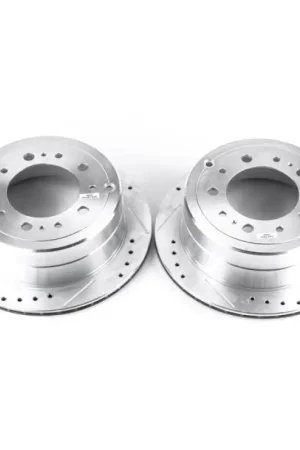 Instant Buy Power Stop 98-07 Lexus LX470 Rear Evolution Drilled & Slotted Rotors - Pair