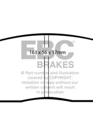 EBC 05-10 Ford Mustang 4.0 Yellowstuff Front Brake Pads Fresh Stock