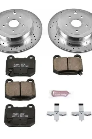 Power Stop 08-14 Subaru Impreza Rear Z23 Evolution Sport Brake Kit Premium