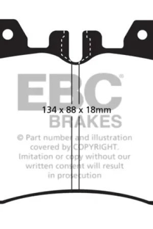 Big Sale EBC 07+ Lexus LS460 4.6 Yellowstuff Front Brake Pads