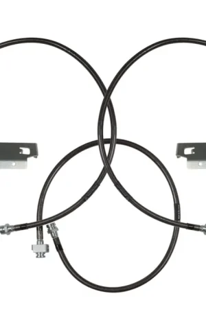 Carli 08-10 Ford F250/350 SD Hardware Braided Brake Lines 4.5in System High Quality