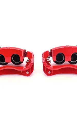 Factory Price Power Stop 10-18 Lexus RX350 Front Red Calipers w/Brackets - Pair