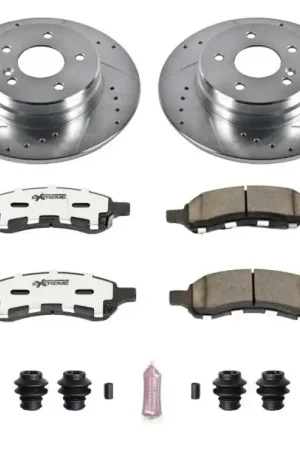 Power Stop 06-07 Buick Rainier Front Z26 Street Warrior Brake Kit Flash Sale