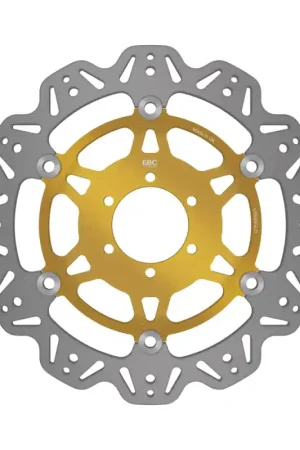 EBC 07-08 Ducati Monster 400 ie Japan Front Left/Right Vee Floating Gold Rotor Trending