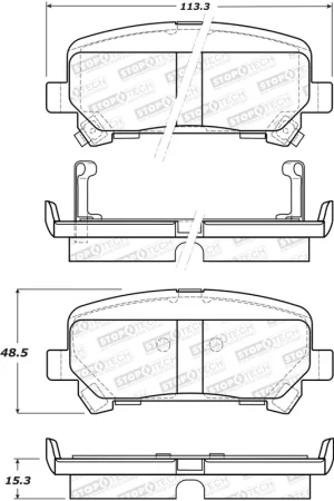 StopTech Street Brake Pads - Front Fast Shipping