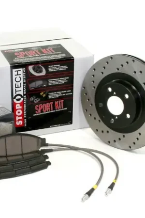 Sport Axle Pack Drilled Rotor, Front Budget