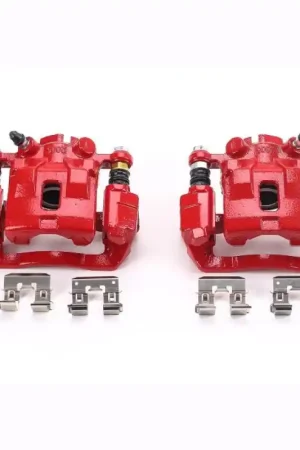 New Release Power Stop 2005 Subaru Legacy Rear Red Calipers w/Brackets - Pair