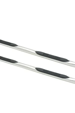 Westin E-Series 3 Round Nerf Step Bars. Polished Stainless Steel. Mount Kit Included. BCTC 23-3820 Certified