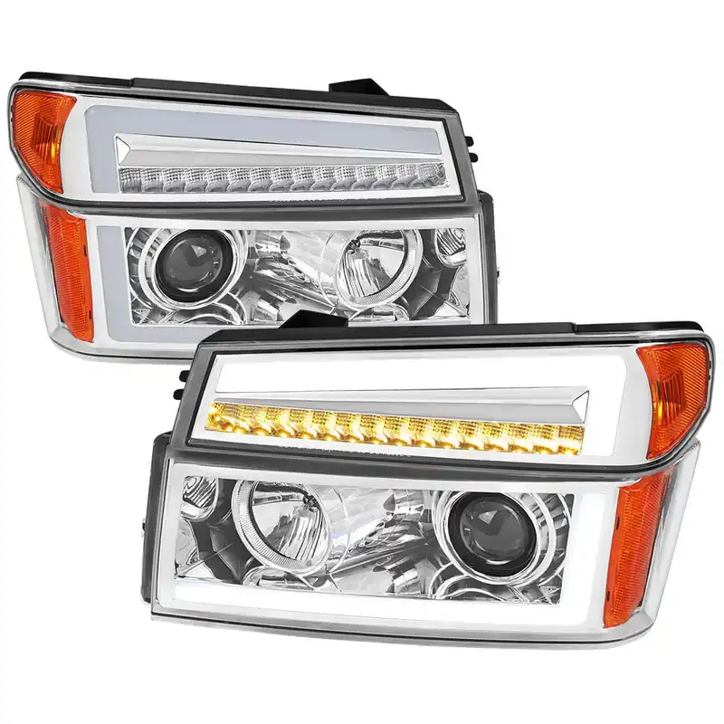 Don’t Miss Out Spec-D Projector Headlights w/ Sequential Turn Signal & Chrome Housing SPE 2LCLHP-COL04-RS