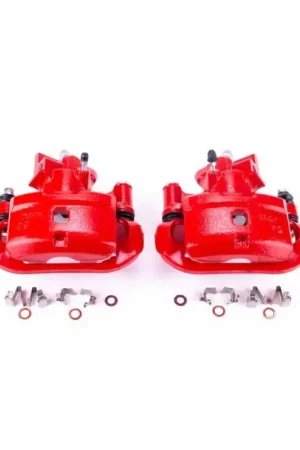 Direct From Factory Power Stop 00-02 Toyota MR2 Spyder Rear Red Calipers w/Brackets - Pair