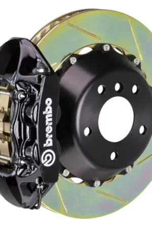 Best Seller Brembo 18+ Wrangler 2-Door/4-Door Rear GT BBK 4 Pist Cast 380x28 2pc Rotor Slotted Type1-Black