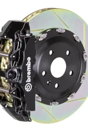 Limited Offer Brembo 03-10 Viper SRT-10 Front GT BBK 6 Piston Cast 380x34 2pc Rotor Slotted Type-1-Black