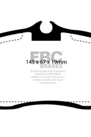EBC 99-03 Land Rover Discovery (Series 2) 4.0 Yellowstuff Front Brake Pads Don’t Miss Out