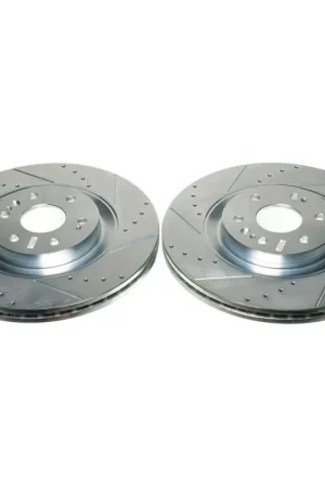 Popular Power Stop 21-22 Chevrolet Tahoe Front Drilled & Slotted Rotor (Pair)