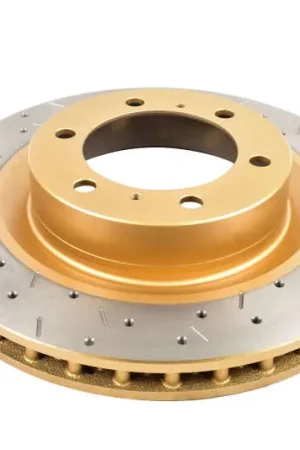 Certified DBA 2012 Toyota 4Runner/11-12 FJ Cruiser Front Drilled and Slotted 4000 Series Rotor