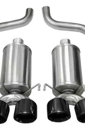 Big Sale Corsa Performance Exhaust 2.5" Axle-Back Dual Rear Exit with Twin 3.5" Black PVD Pro-Series Tips COR 14470BLK