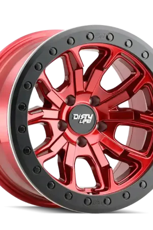 Best Choice Dirty Life 9303 DT-1 17x9 / 6x135 BP / -12mm Offset / 87.1mm Hub Crimson Candy Red Wheel