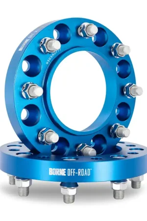 Don’t Miss Out Borne Off-Road Wheel Spacers - 8X170 - 125 - 32mm - M14 - Blue