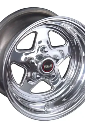 Warranty Included Weld ProStar 15x12 / 5x4.5 BP / 4.5in. BS Polished Wheel - Non-Beadlock