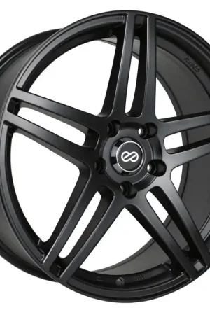Limited Edition Enkei RSF5 16x7 45mm Offset 5x100 Bolt Pattern 72.6mm Bore Dia Matte Black Wheel